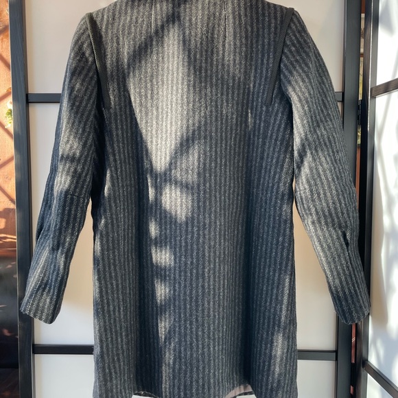 Vintage Sears Wool Pinstripe Coat - Picture 3 of 11